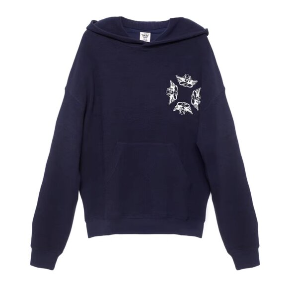 BEST Boys Lie Navy Pamela V3 Racer Hoodie Blue - Picture 3 of 4